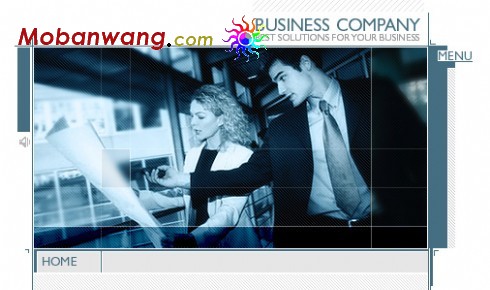 商务介绍企业网页模板