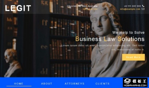 公平合法诉求法律响应式网页模板