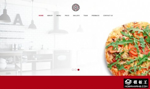 意大利风味餐厅响应式网页模板