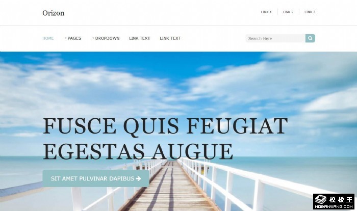 海景项目商业网站模板
